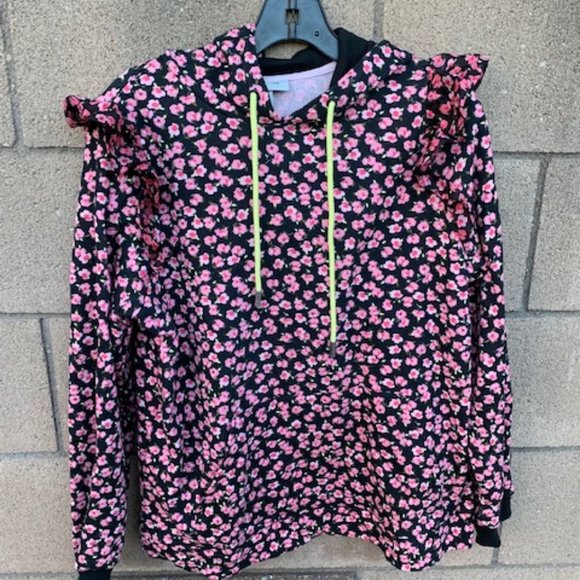 Sandy Liang x Target Ditsy Floral Ruffle Hoodie - Size M - Picture 1 of 2